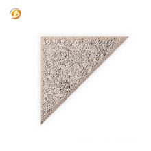 Decoration Wood Wool Acoustic Panel with Triangle Shape